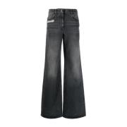 Givenchy Stiliga Boot-Cut Jeans Black, Dam