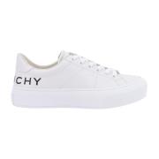 Givenchy Vita Läder Sneakers - Aw23 White, Dam