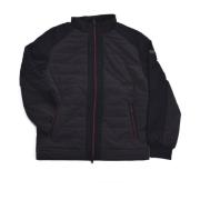 Guess Slim Fit Stretch Nylon Blouson Jacka Black, Herr