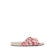 Isabel Marant Flip Flops Sliders Pink, Dam