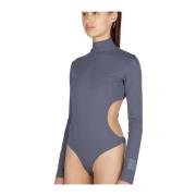 Marc Jacobs Cut Out Bodysuit Gray, Dam