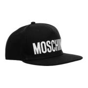Moschino Justerbar Enfärgad Logo Hat Black, Herr