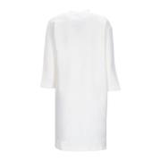 Nike Phoenix Fleece Oversized Ärmklänning White, Dam