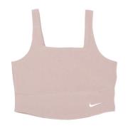 Nike Sportkläder Jersey Cami Tank Top Beige, Dam