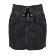 Pepe Jeans Denim Skirts Black, Dam