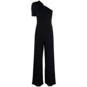 Stella McCartney Compact Knit All In One Jumpsuit Black, Dam