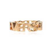 Versace Ring med logotyp Yellow, Dam