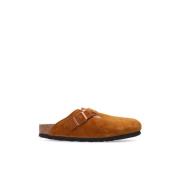 Birkenstock Mocka Slides `Boston VL` Brown, Herr