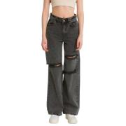 Catwalk Högmidjade Basic Jeans - D83611 Gray, Dam