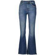 Drykorn Retro Flared Jeans Blue, Dam