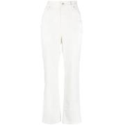 Etro Cropped Jeans White, Dam