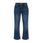 Tory Burch Jeans med logotyp Blue, Dam