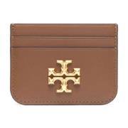 Tory Burch Eleanor Korthållare, Brun Plånböcker Korthållare Brown, Dam