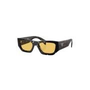 Prada Brun/Havana solglasögon, mångsidiga och stiliga Black, Unisex