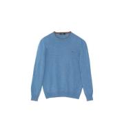 Harmont & Blaine Ullblandad Turtleneck med Detaljer Blue, Herr