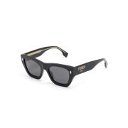 Fendi Fe40100I 01A Sunglasses Black, Dam