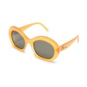 Loewe Lw40077I 39N Sunglasses Orange, Dam