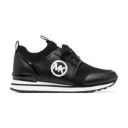 Michael Kors Svarta Stickade Sneakers Black, Dam