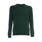 Polo Ralph Lauren Regular Fit Ull Crewneck Tröja Green, Herr