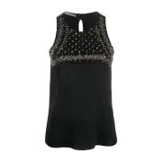 Alberta Ferretti Damblus - Svart Black, Dam