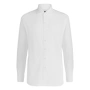 Boggi Milano Regular Fit Bomull Piqué Pikétröja White, Herr