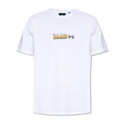 PS By Paul Smith T-shirt med logotyp White, Herr