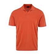 Drumohr Orange Polo Tröja för Män Orange, Herr