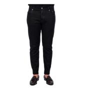 Siviglia Slim-fit Jeans Black, Herr