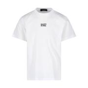 Dsquared2 Vit T-Shirt Kollektion White, Herr