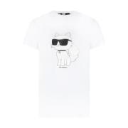 Karl Lagerfeld T-shirt White, Dam
