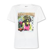 Adidas Originals T-shirt med logotyp White, Dam