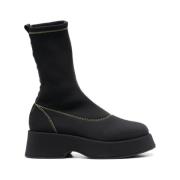 Ganni Ankle Boots Black, Dam