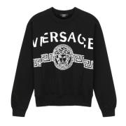 Versace Logo Sweartshirt Black, Herr