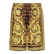 Versace Casual Shorts Yellow, Herr