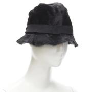 Gucci Vintage Pre-owned Läder hattar-och-kepsar Black, Dam