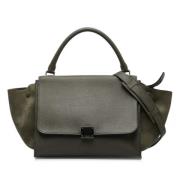 Celine Vintage Pre-owned Läder handvskor Gray, Dam