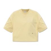 Bottega Veneta Bomull T-shirt Yellow, Dam