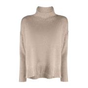 Max Mara Räfflad polotröja Beige, Dam