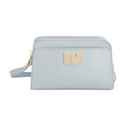 Furla 1927 Mini Crossbody med Arch Logo Stängning Blue, Dam