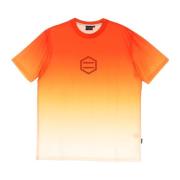 Dolly Noire Gradient Logo T-Shirt Orange, Herr
