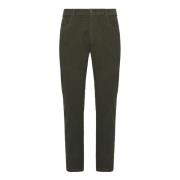 Boggi Milano Stretch Corduroy 5 Fickor Green, Herr