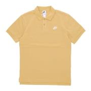 Nike Guld/Vit Polo Matchup Streetwear Skjorta Yellow, Herr