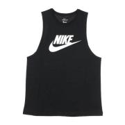 Nike Svart/Vit Tanktopp - Streetwear Kollektion Black, Dam