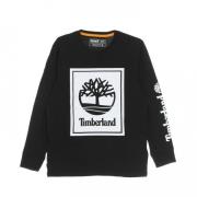 Timberland Stack Logo Tee - Långärmad Black, Herr