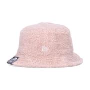 New Era Rosa NE Borg Bucket Hatt Pink, Unisex