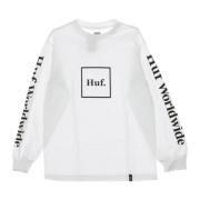 HUF Streetwear Långärmad T-shirt White, Herr
