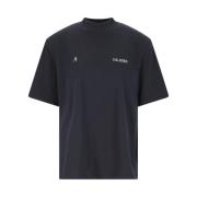 The Attico Svart bomull T-shirt med logotryck Black, Dam