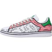 Adidas Comic Pink Stan Smith Sneakers White, Dam