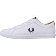 Fred Perry Baseline Läder Sneakers White, Herr