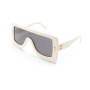 Loewe Lw40104I 25A Sunglasses White, Dam